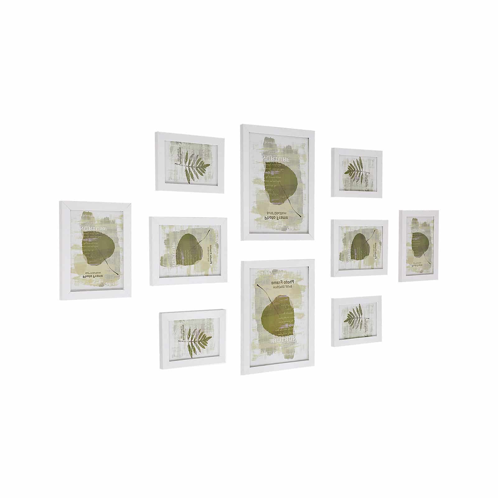 Bilderrahmen 10er Set Weiß Bilderrahmen 10er Set Weiß von SONGMICS