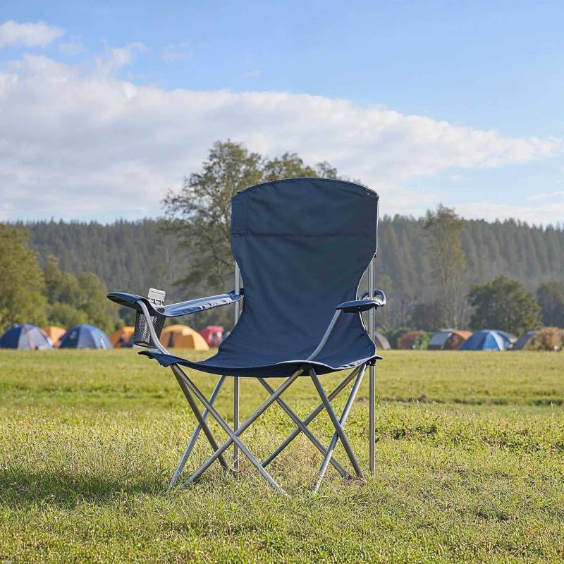 Campingstuhl 2er Set, Angelstuhl, bis 150 kg belastbar von SONGMICS
