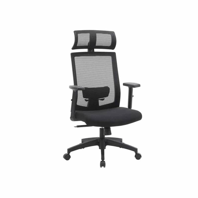Ergonomischer Computerstuhl schwarz von SONGMICS