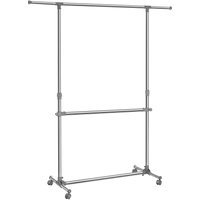Garderobenständer mit Rollen Höhenverstellbar von 113 bis 198 cm von SONGMICS