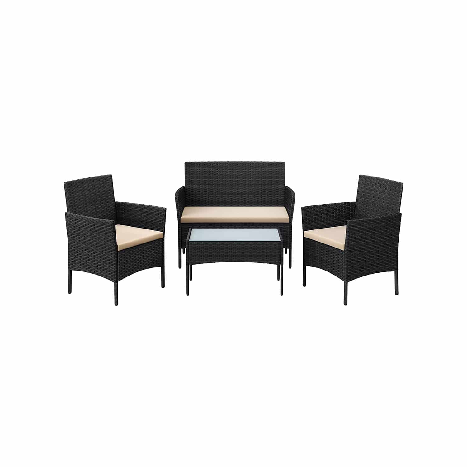 Gartenmöbel-Set aus PE-Polyrattan Gartenmöbel-Set aus PE-Polyrattan von SONGMICS
