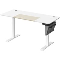 H?henverstellbarer Schreibtisch mit 60 x 140 cm Platte H?henverstellbarer Schreibtisch mit 60 x 140 cm Platte von SONGMICS