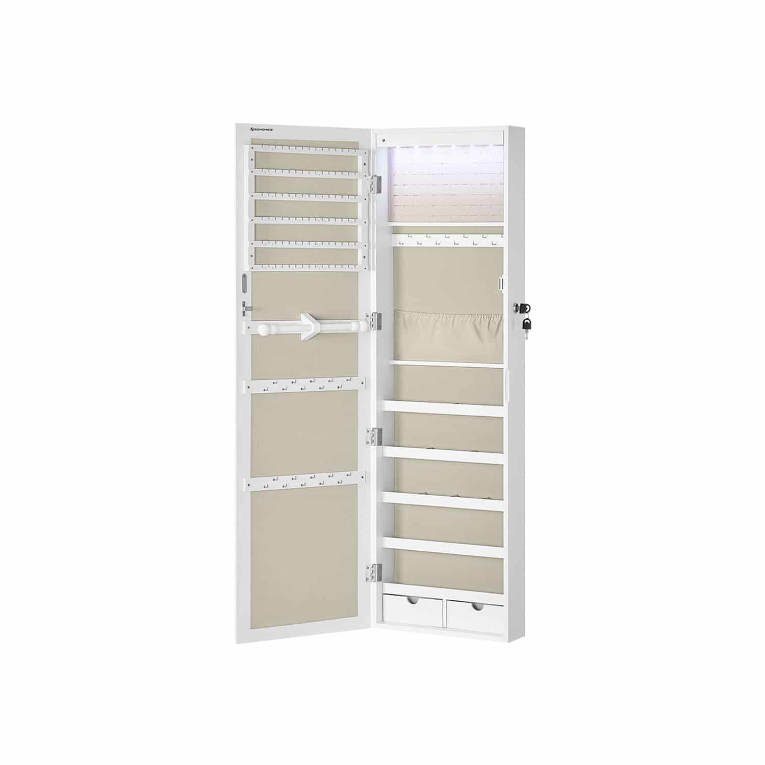 Hängender Schmuckschrank zur Wandmontage von SONGMICS