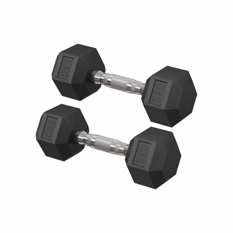 Hanteln 2er Set insgesamt 10 kg tintenschwarz von SONGMICS
