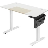 Höhenverstellbarer Schreibtisch elektrisch, 60 x 120 x (72-120) cm, stufenlos verstellbar, gespleißte Platte, Memory-Funktion mit 4 Höhen, von SONGMICS
