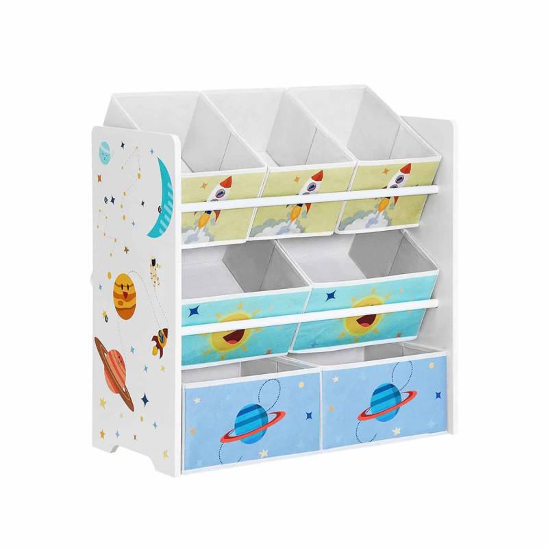 Kinderzimmer-Regal mit 7 Boxen von SONGMICS
