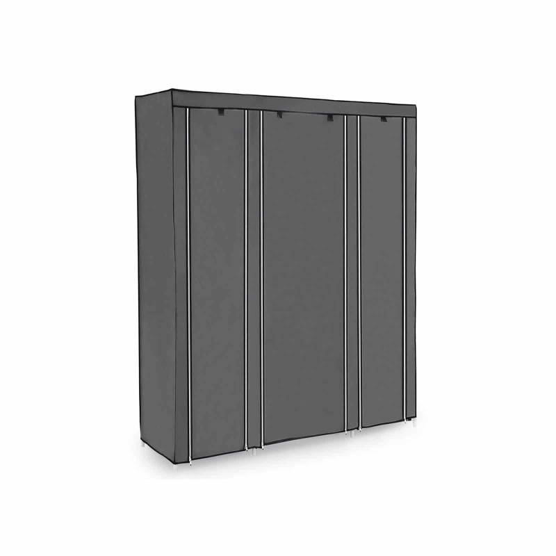 Kleiderschrank 175 x 150 cm Grau von SONGMICS