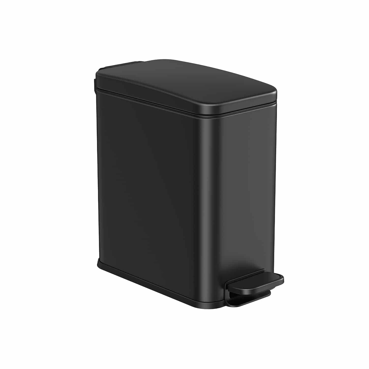 Kosmetikeimer 10 Liter mit Deckel schwarz von SONGMICS