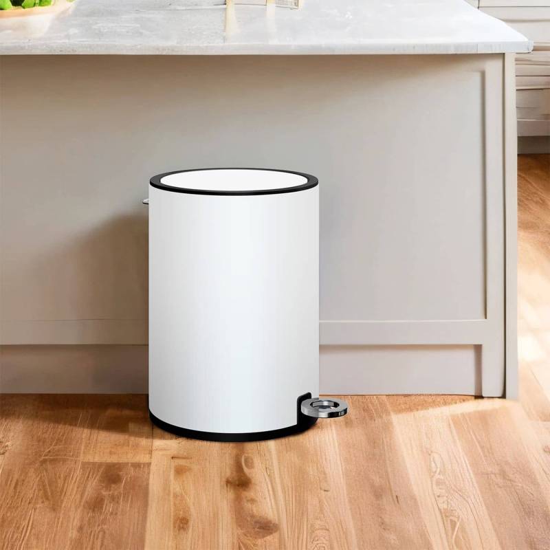 Kosmetikeimer 3 Liter, kleiner Mülleimer mit Deckel, Softclose von SONGMICS