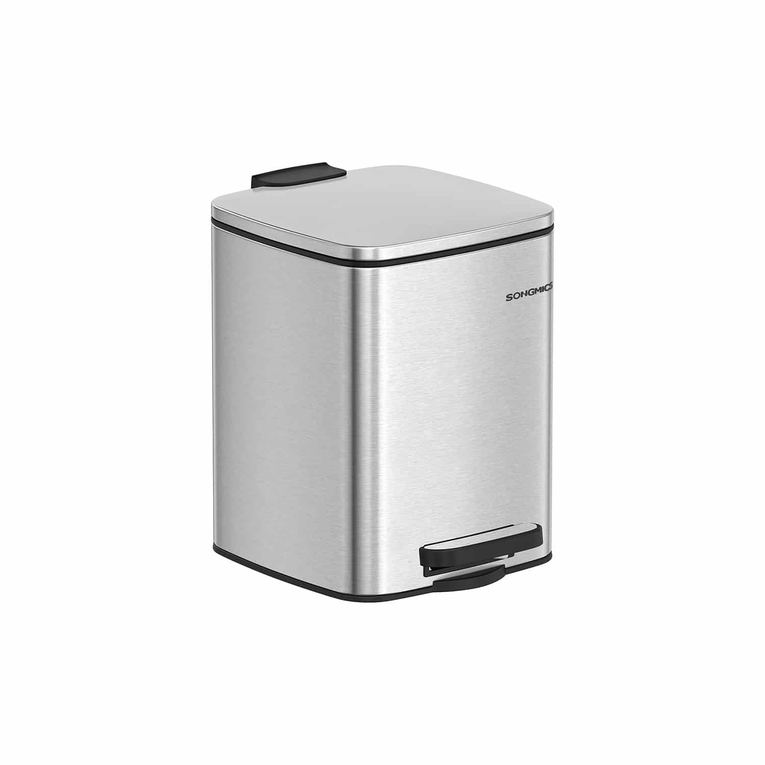Kosmetikeimer 6 Liter metallicsilber von SONGMICS