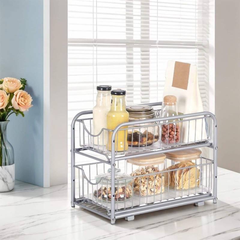 Küchen-Organizer 2er Set, Küchenregal, Ordnungssystem von SONGMICS