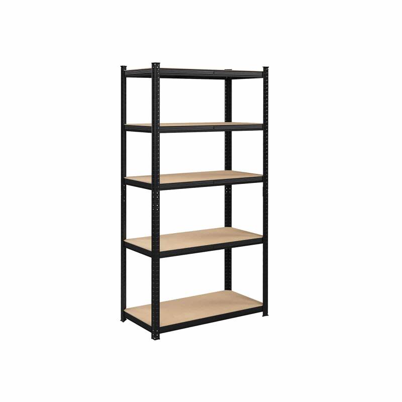 Lagerregal 200 x 100 x 50 cm schwarz von SONGMICS