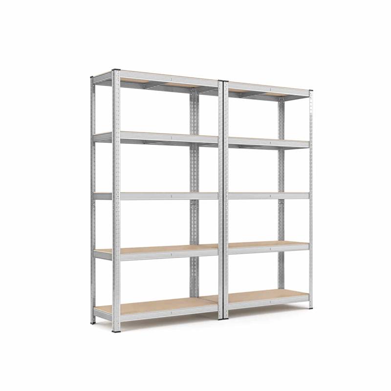 Lagerregale 2er Set Silber von SONGMICS