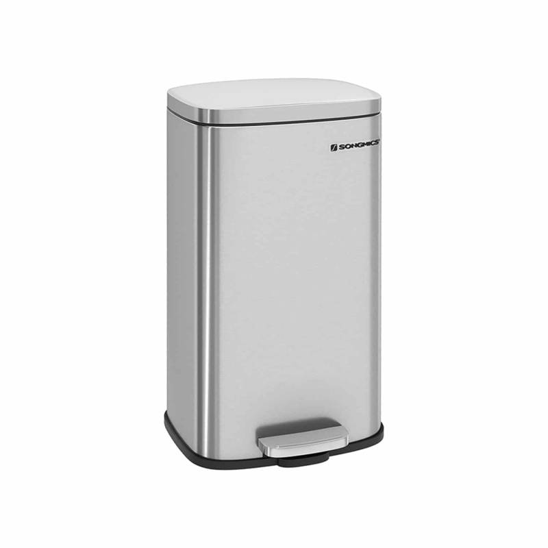 Mülleimer 30 L Edelstahl von SONGMICS