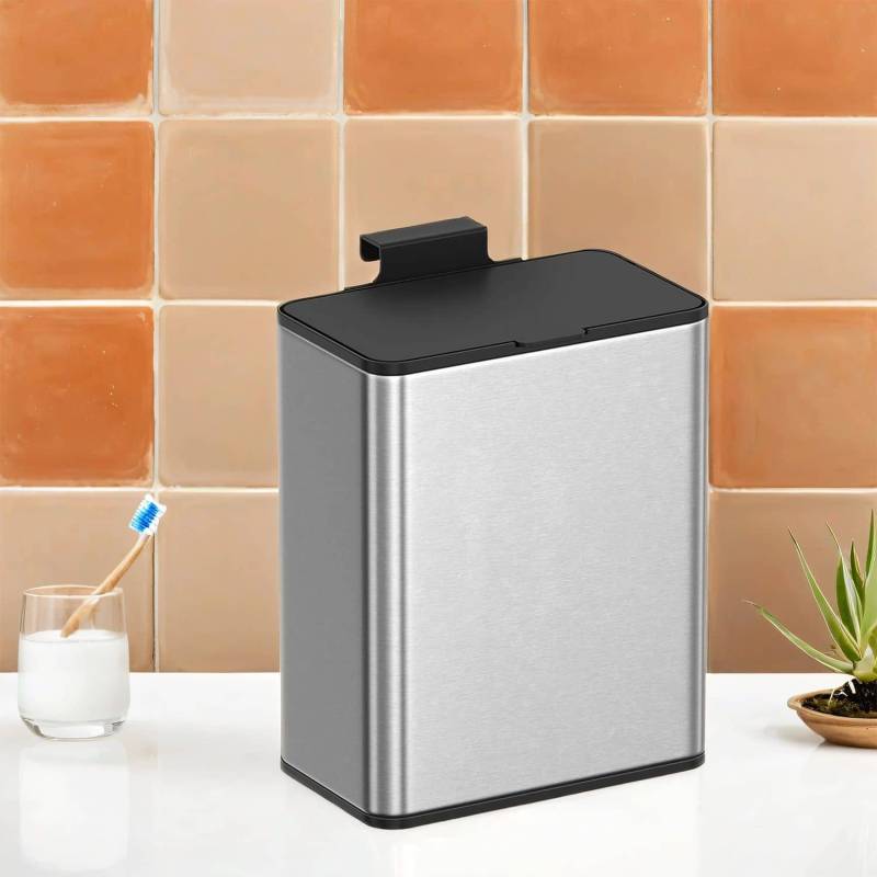 Mülleimer 8 L, hängend, Komposteimer von SONGMICS