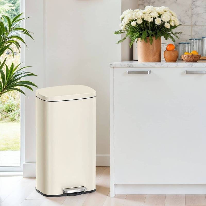 Mülleimer Küche, 30 Liter, Abfalleimer von SONGMICS