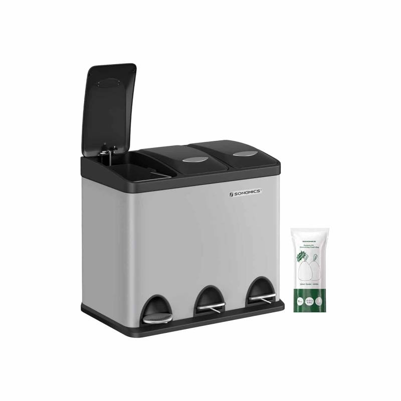 Mülleimer Küche 3 x 8 Liter von SONGMICS