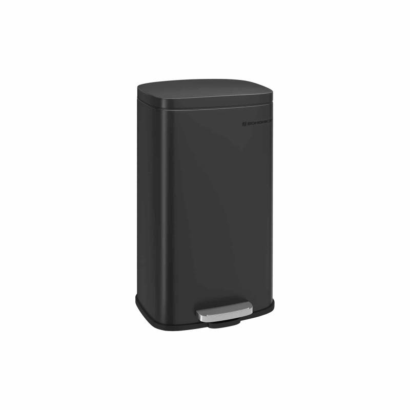 Mülleimer für die Küche schwarz von SONGMICS