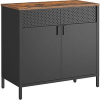 SONGMICS Aktenschrank, LSC102B01V1 schwarz 80,0 x 40,0 x 76,0 cm von SONGMICS