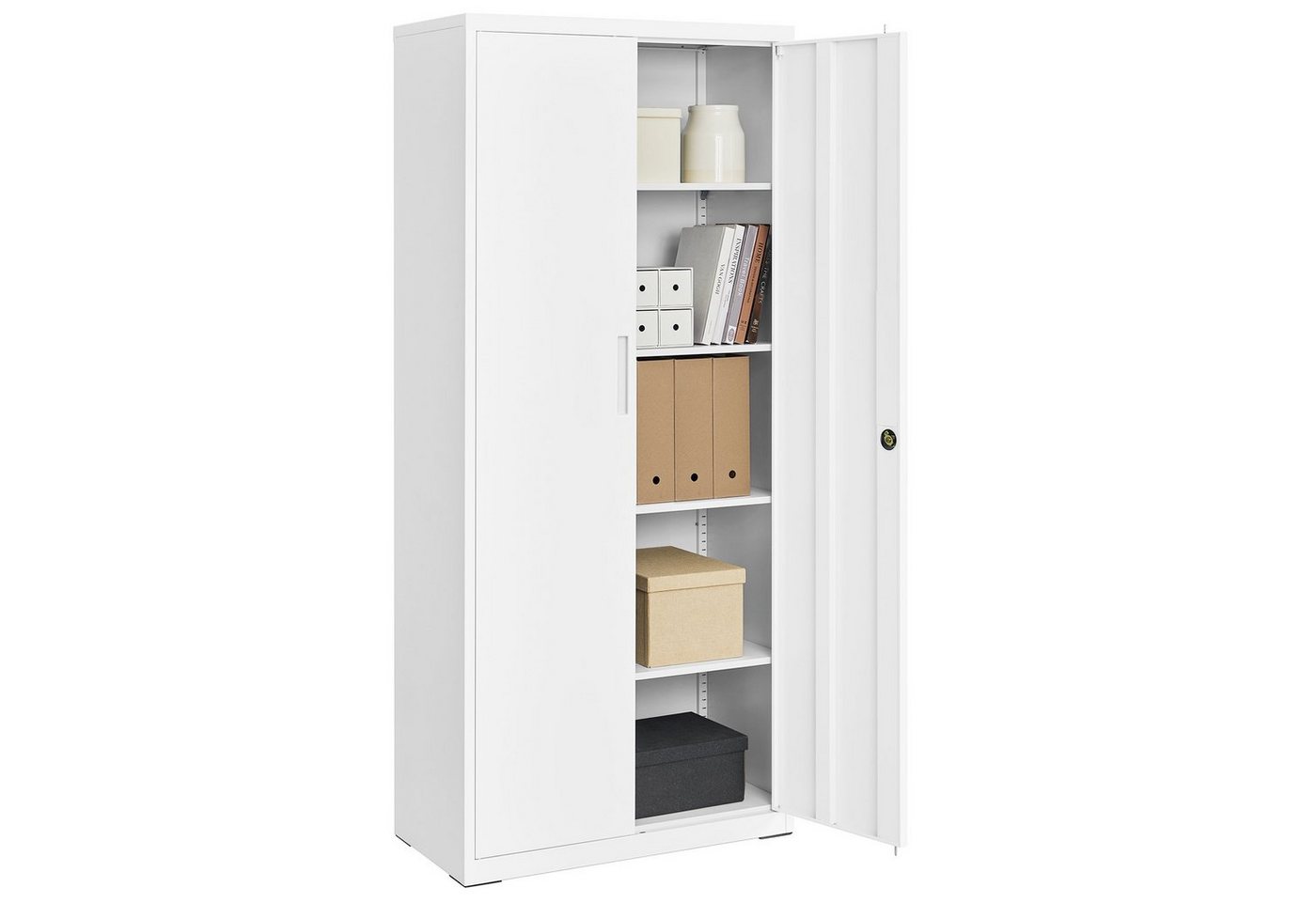 SONGMICS Aktenschrank Mehrzweckschrank, Aufbewahrungsschrank, für Garage von SONGMICS