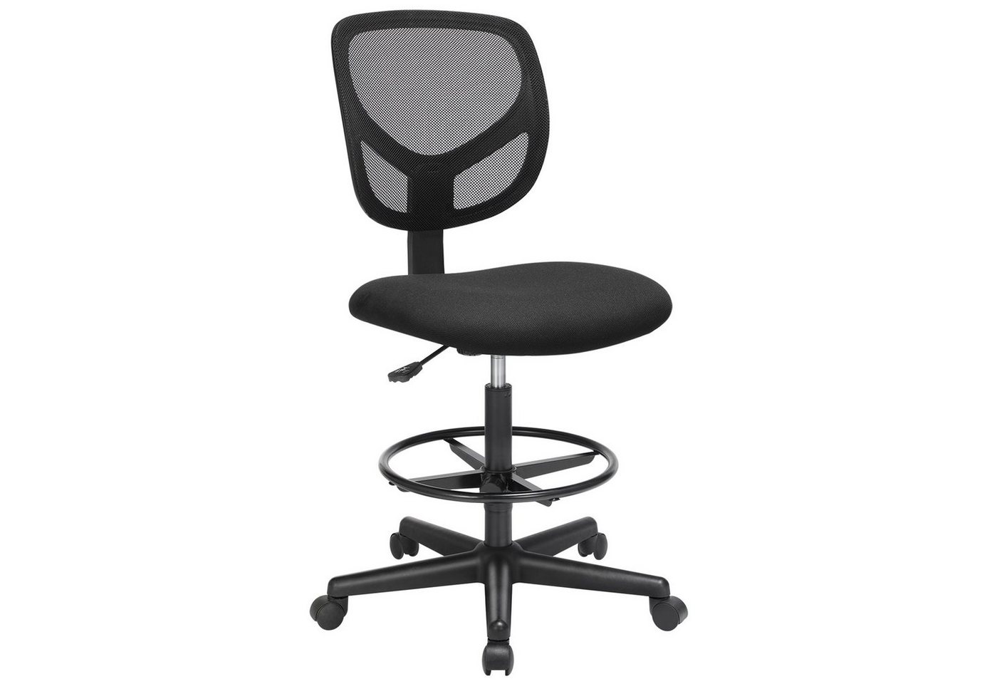 SONGMICS Bürostuhl, ergonomischer Arbeitshocker, Sitzhöhe 55-75 cm von SONGMICS