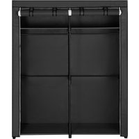 Garderobe mit 2 Kleiderstangen, 140 x 43 x 174 cm Garderobe mit 2 Kleiderstangen, 140 x 43 x 174 cm von SONGMICS