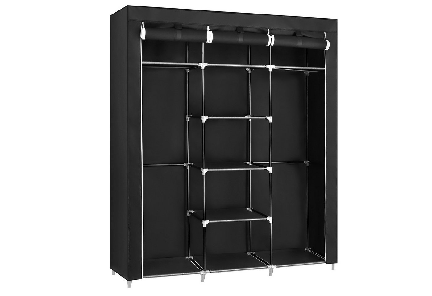 SONGMICS Kleiderschrank faltbare Garderobe mit Kleiderstangen von SONGMICS