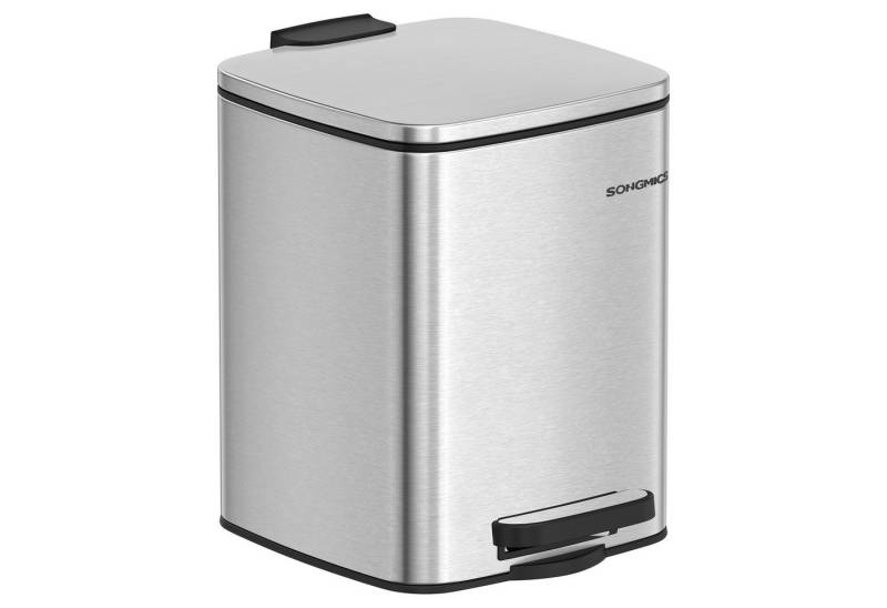 SONGMICS Kosmetikeimer, 6/8Liter, Mülleimer Bad, kleiner Abfalleimer von SONGMICS