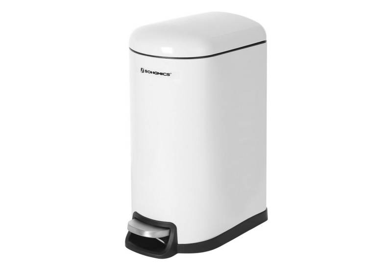 SONGMICS Kosmetikeimer, Mülleimer, Abfalleimer, 10 Liter von SONGMICS