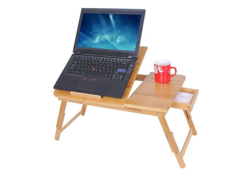 SONGMICS Laptoptisch, Laptoptisch Notebooktisch höhenverstellbar Faltbare von SONGMICS