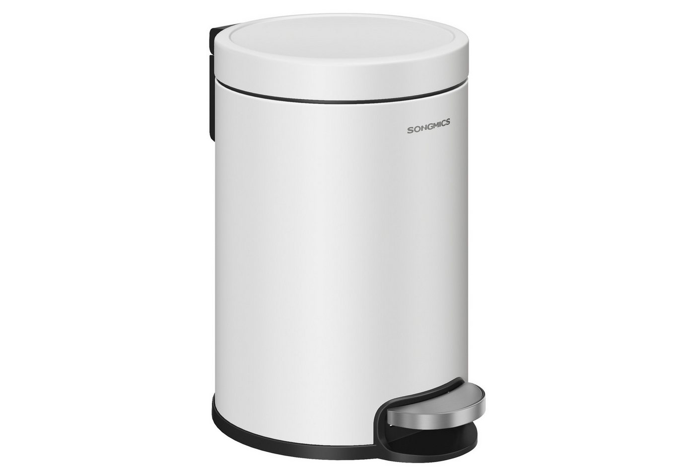 SONGMICS Mülleimer Kosmetikeimer, Kosmetikeimer, 3/6 L Mülleimer Bad, Tretmülleime von SONGMICS