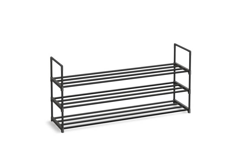 SONGMICS Schuhregal Schuhregal, Schuhregal mit 3 Ebenen, Schuhständer aus Metall SONGMICS Schuhregal Schuhregal, Schuhregal mit 3 Ebenen, Schuhständer aus Metall von SONGMICS