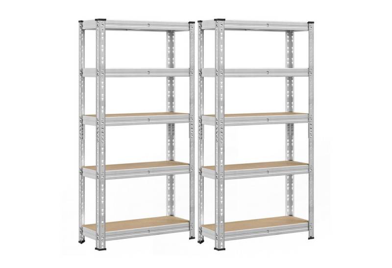 SONGMICS Schwerlastregal, 2-tlg., 2er Set, 30 x 75 x 150 cm, mit verstellbaren Ablagen von SONGMICS