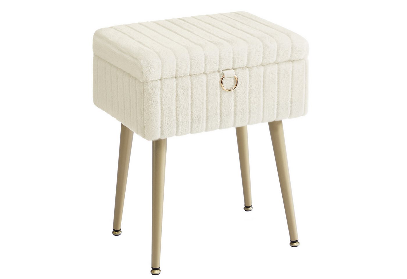 SONGMICS Sitzhocker, Schminktisch-Stuhl, Hocker mit Stauraum, Schminkhocker, Fußhocker SONGMICS Sitzhocker, Schminktisch-Stuhl, Hocker mit Stauraum, Schminkhocker, Fußhocker von SONGMICS