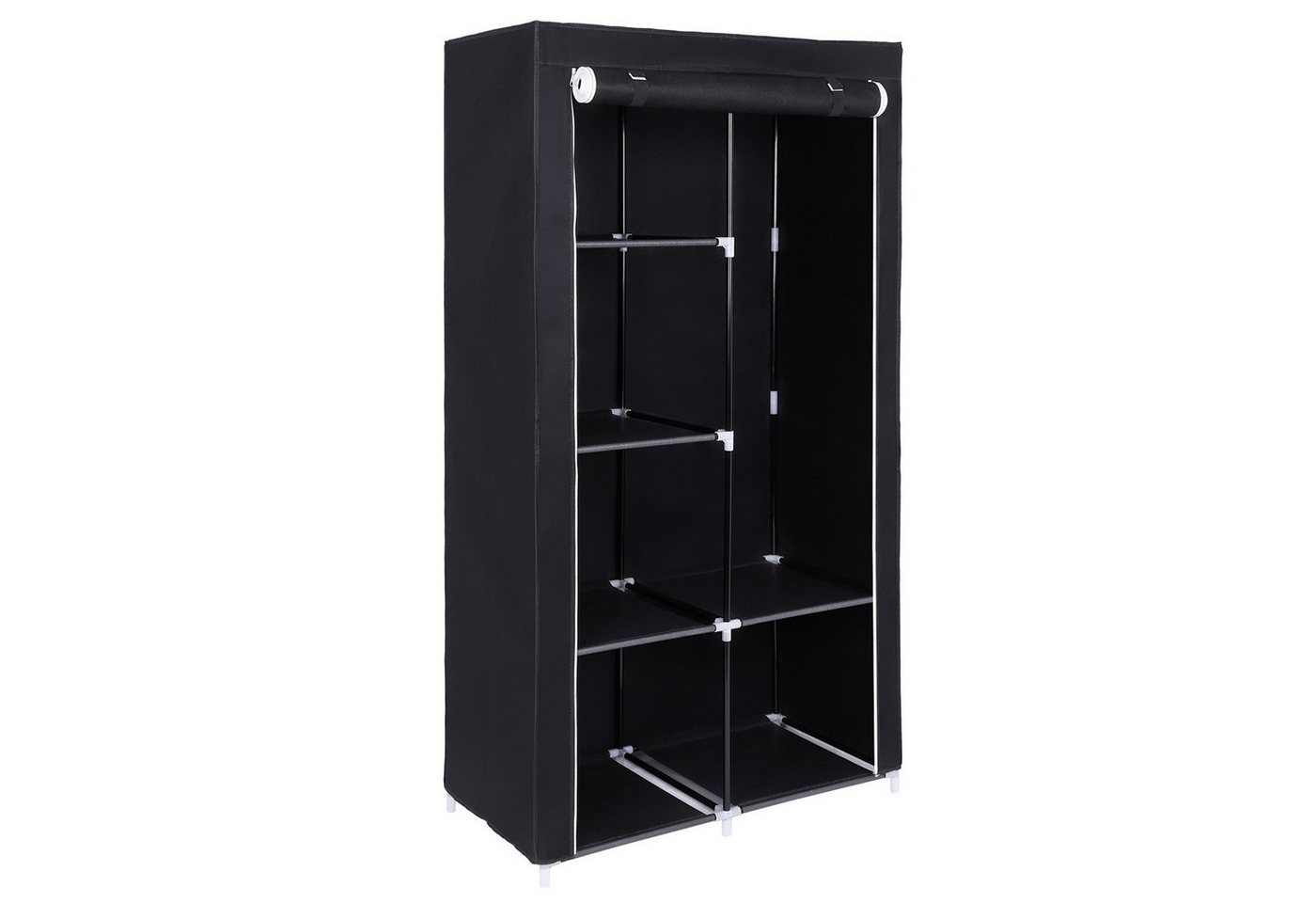 SONGMICS Stoffschrank Kleiderschrank Garderobe, mit 1 Kleiderstange, 6 Ablagen, Vliesstoff SONGMICS Stoffschrank Kleiderschrank Garderobe, mit 1 Kleiderstange, 6 Ablagen, Vliesstoff von SONGMICS