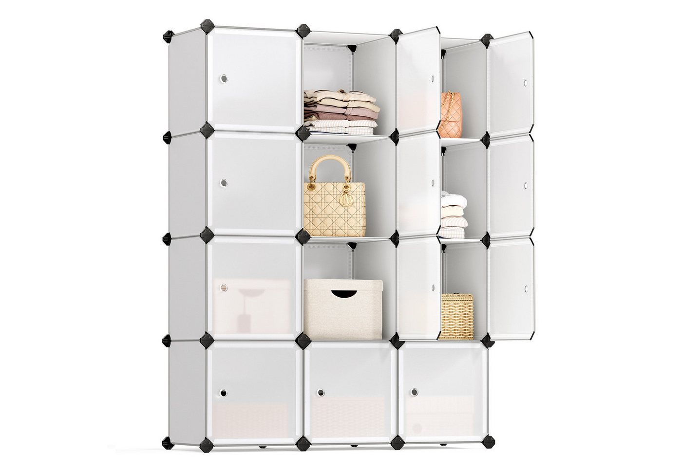 SONGMICS Stufenregal Schuhregal, Regalsystem, Kleiderschrank, Steckregal SONGMICS Stufenregal Schuhregal, Regalsystem, Kleiderschrank, Steckregal von SONGMICS