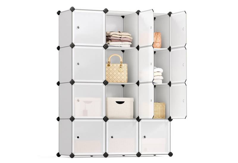 SONGMICS Stufenregal Schuhregal, Regalsystem, Kleiderschrank, Steckregal SONGMICS Stufenregal Schuhregal, Regalsystem, Kleiderschrank, Steckregal von SONGMICS