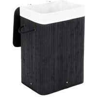 Wäschekorb aus Bambus, 72 L Wäschebox von SONGMICS