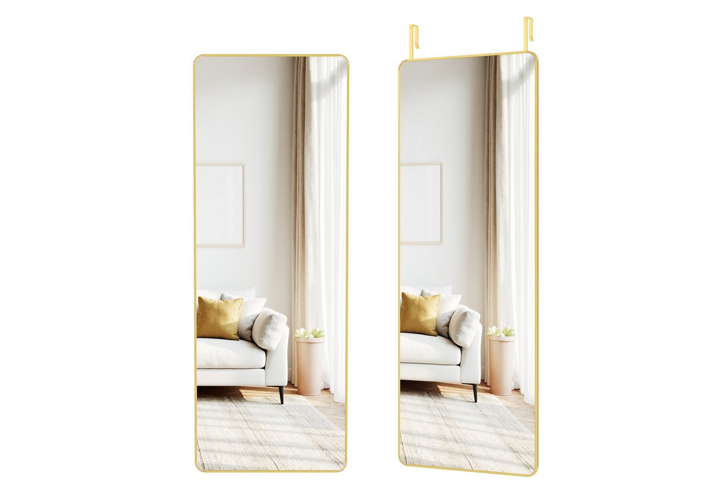 SONGMICS Wandspiegel, Ganzkörperspiegel, 120 x 40 cm, rechteckiger / gewölbter Wandspiegel SONGMICS Wandspiegel, Ganzkörperspiegel, 120 x 40 cm, rechteckiger / gewölbter Wandspiegel von SONGMICS