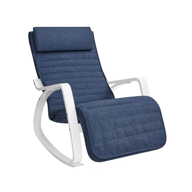 Schaukelstuhl Larson LYY011 – Birkenholz & Leinen 67×115×91 cm von SONGMICS