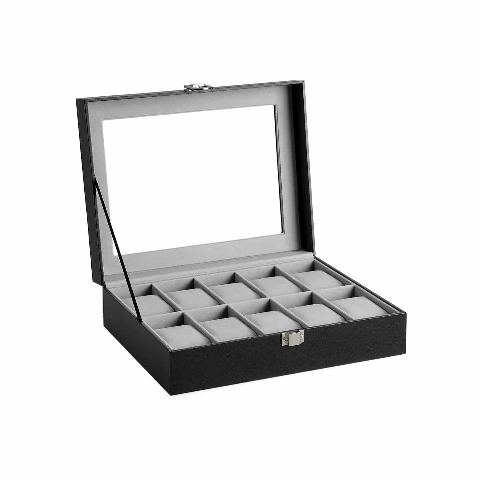 Schicke Uhrenbox für 10 Uhren von SONGMICS