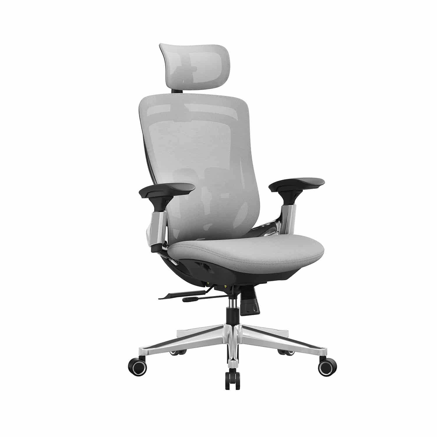 Schreibtischstuhl ergonomisch und verstellbar in grau Schreibtischstuhl ergonomisch und verstellbar in grau von SONGMICS