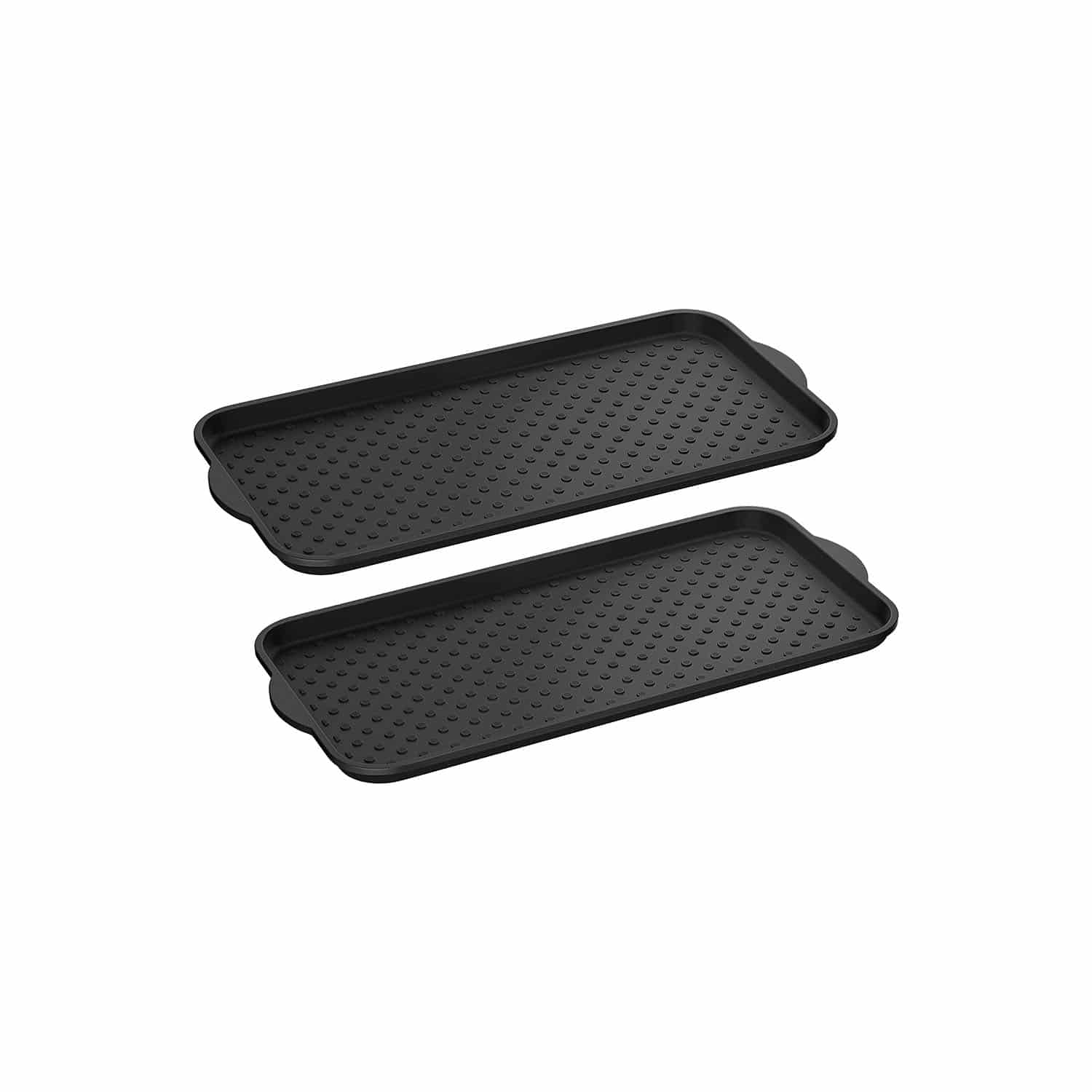 Schuhabtropfschale 2er Set mit erhöhtem Rand schwarz Schuhabtropfschale 2er Set mit erhöhtem Rand schwarz von SONGMICS