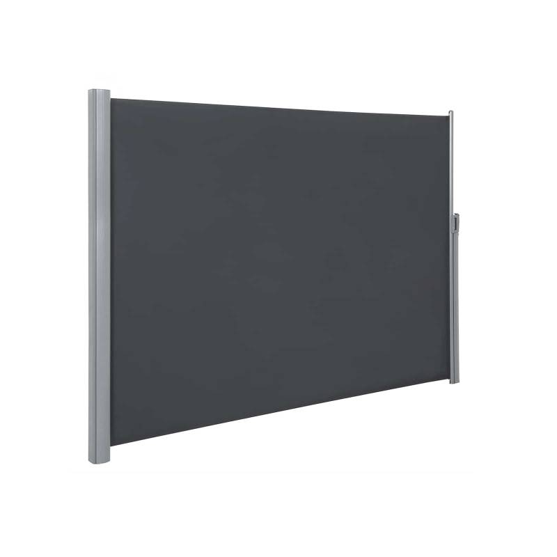 Seitenmarkise 180 x 400 cm anthrazit von SONGMICS