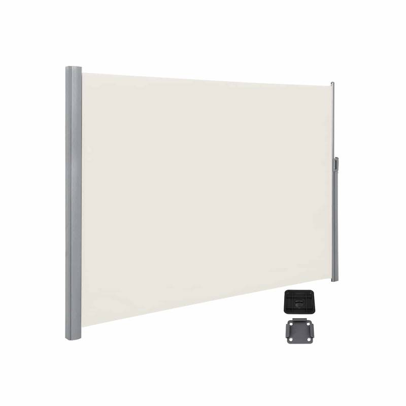 Seitenmarkise ausziehbar beige Seitenmarkise ausziehbar beige von SONGMICS