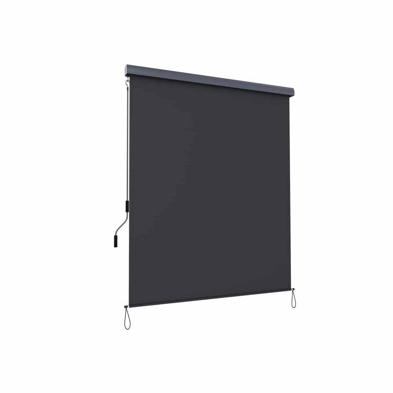 Senkrechtmarkise 1,6 x 2,5 m Anthrazit von SONGMICS