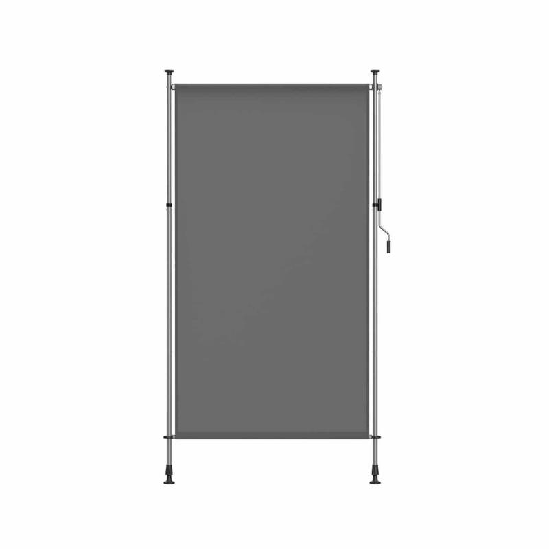 Senkrechtmarkise höhenverstellbar 150 x (220-300) cm anthrazitgrau von SONGMICS