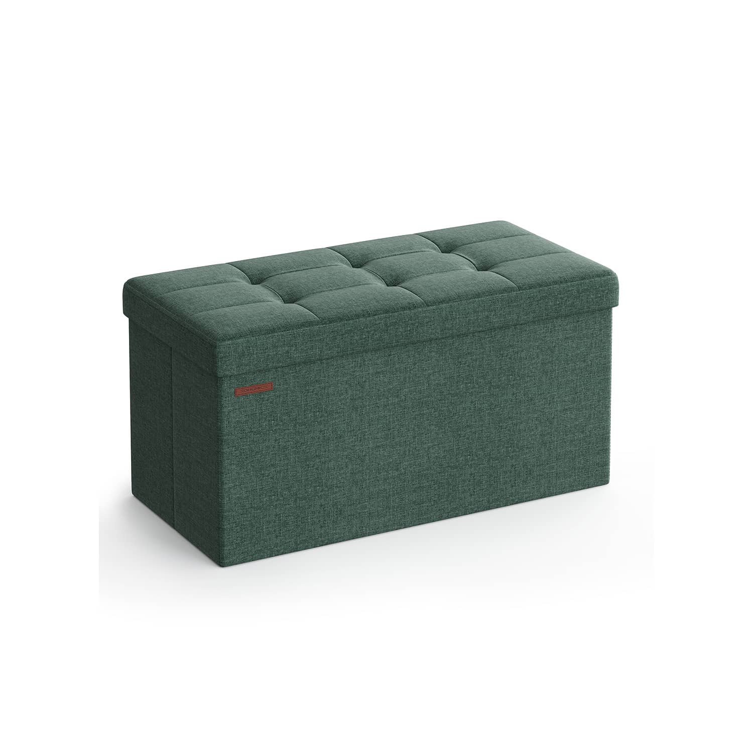Sitzhocker mit Stauraum 38 x 76 x 38 cm vintagegrün Sitzhocker mit Stauraum 38 x 76 x 38 cm vintagegrün von SONGMICS