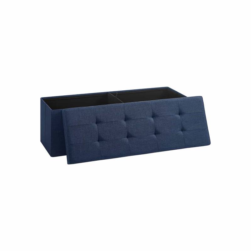 Sitztruhe 110 cm Marineblau von SONGMICS