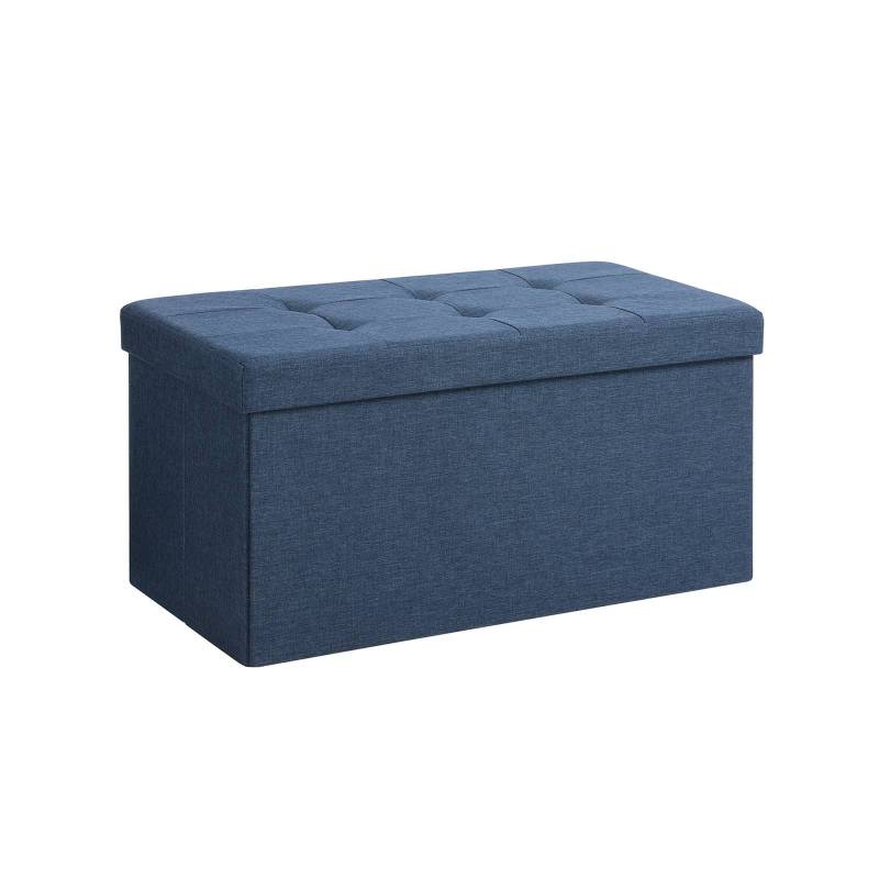 Sitztruhe 76 cm Marineblau von SONGMICS